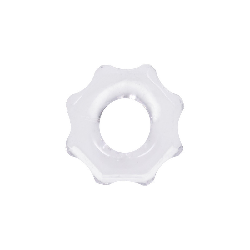 RockSolid by Doc Johnson Cockring The Gear 20 mm Transparent